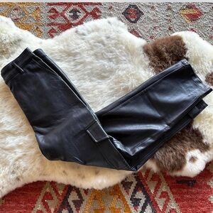 Aritzia Wilfred Leather Pants